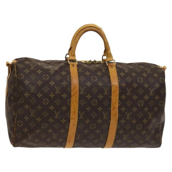 LOUIS VUITTON Monogram Keepall Bandouliere 50 Boston Bag M41416 - Picture 1 of 16